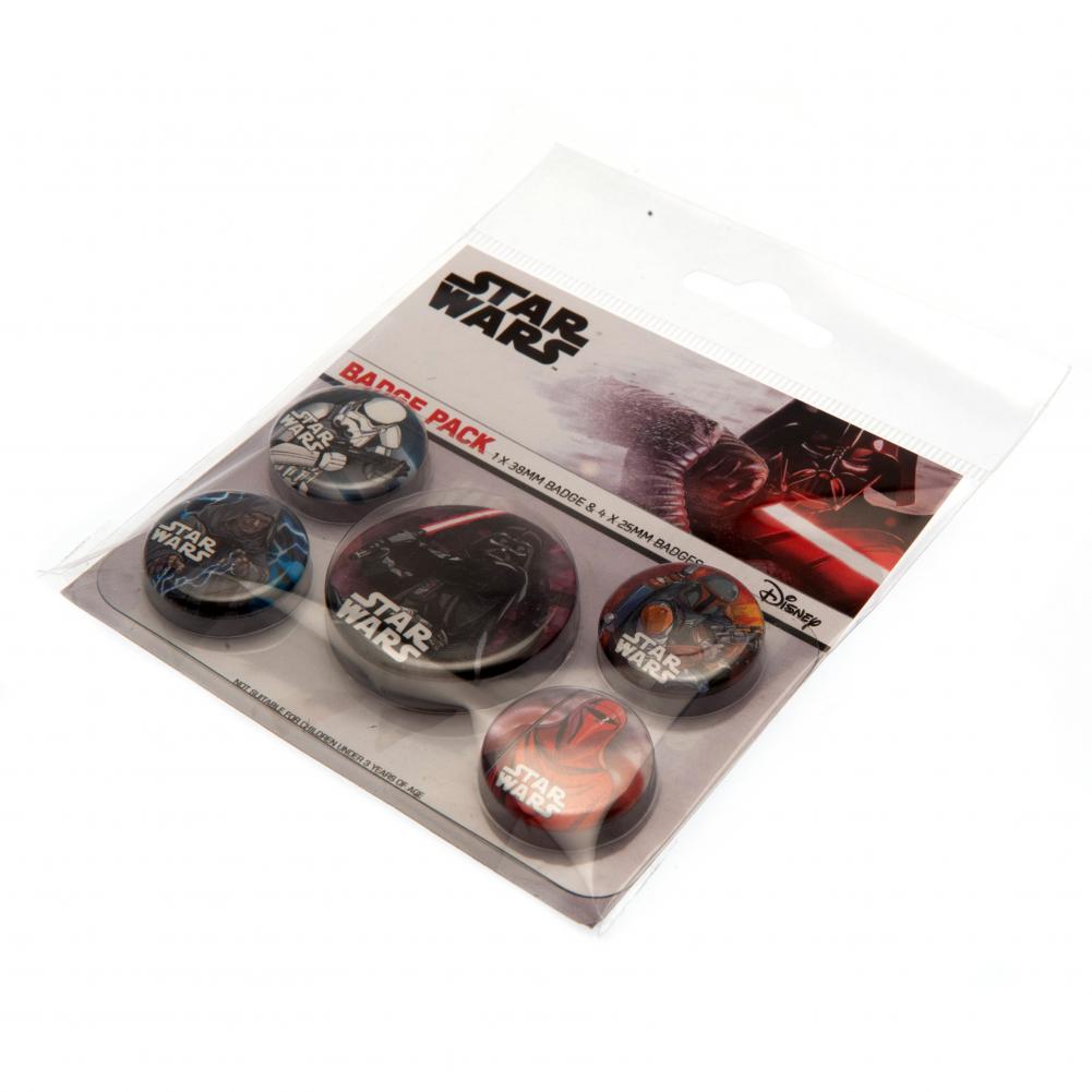 Official Star Wars Button Badge Set