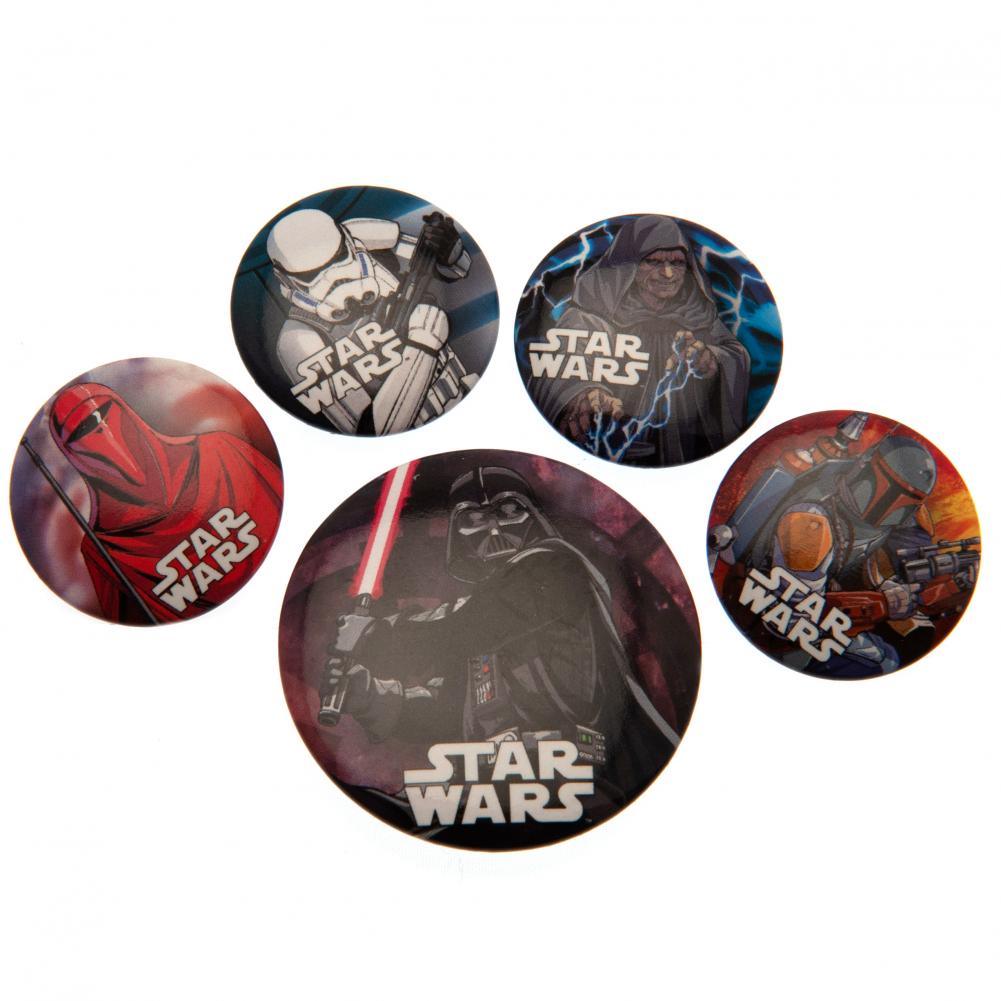 Official Star Wars Button Badge Set