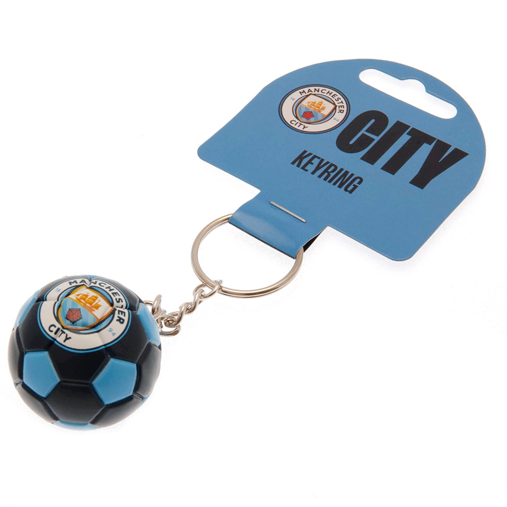 Official Manchester City FC Football Keyring