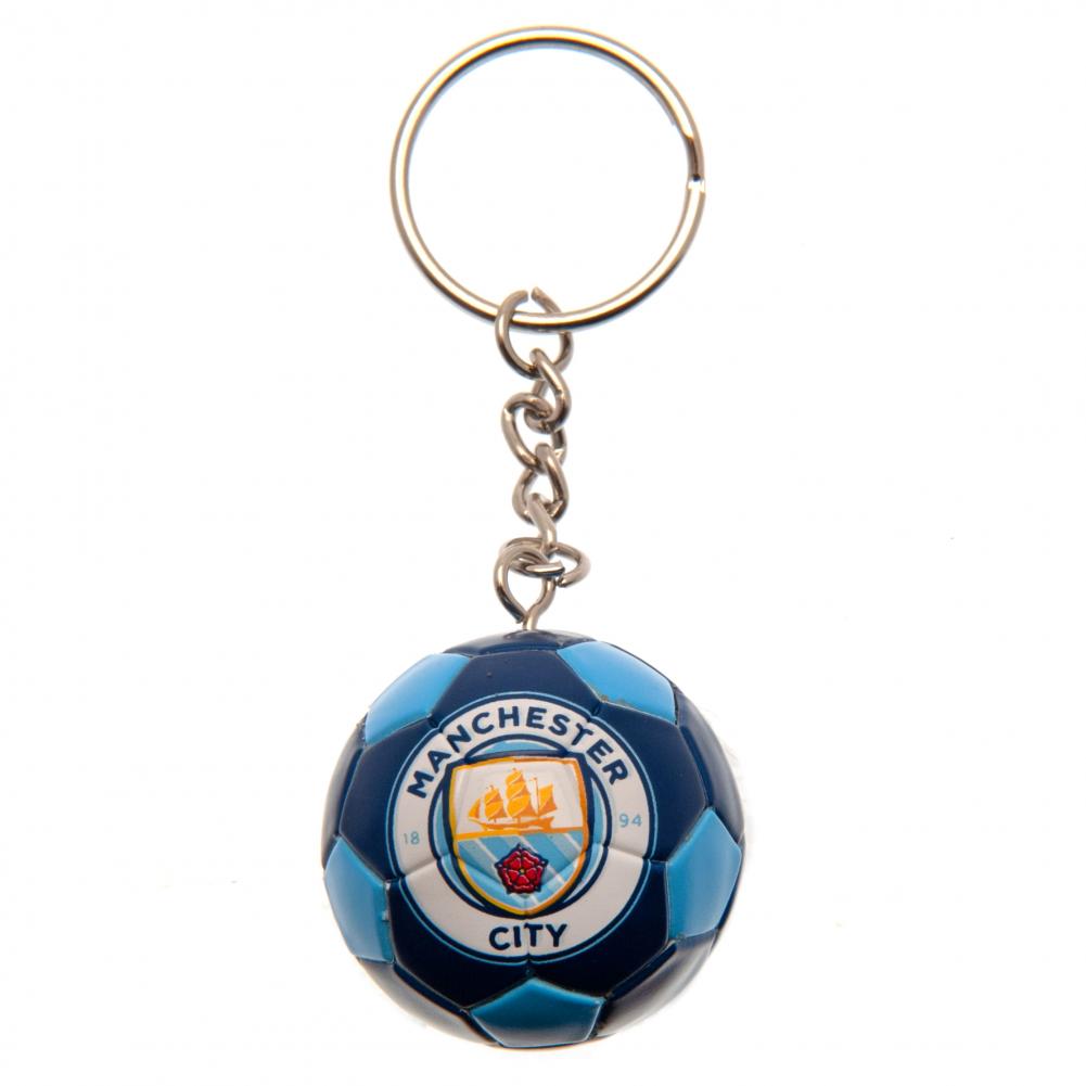 Official Manchester City FC Football Keyring