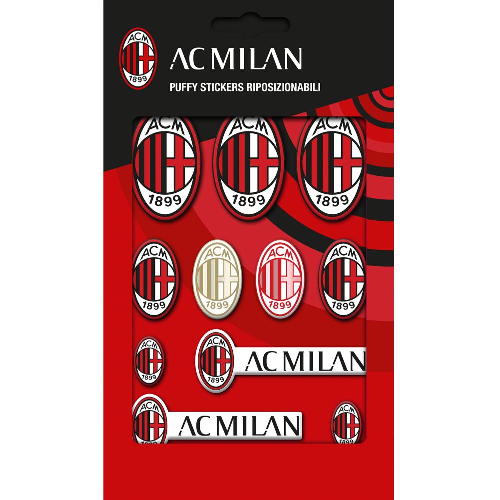 Official AC Milan Bubble Sticker Set