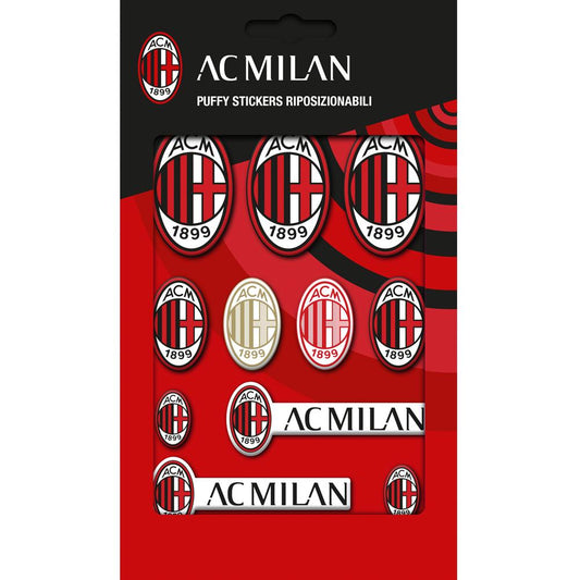 Official AC Milan Bubble Sticker Set