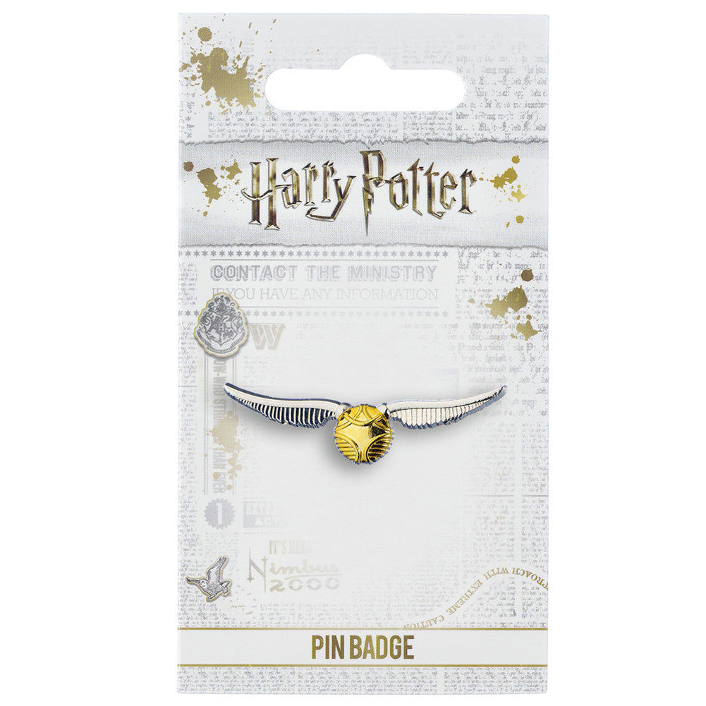 Official Harry Potter Badge Golden Snitch