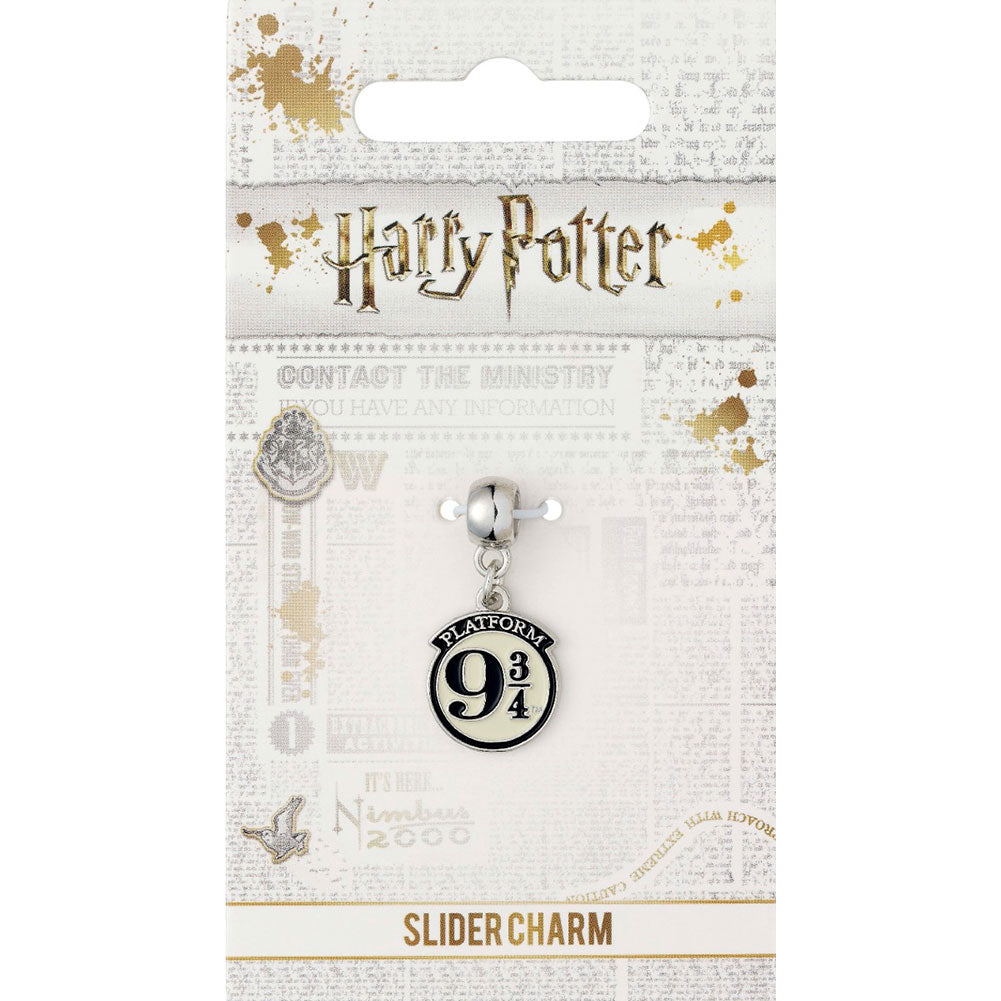 Official Harry Potter Silver Plated Charm 9 & 3 Quarters