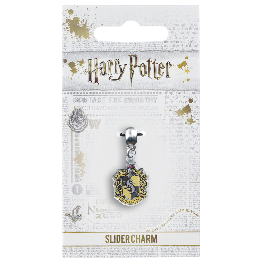 Official Harry Potter Silver Plated Charm Hufflepuff