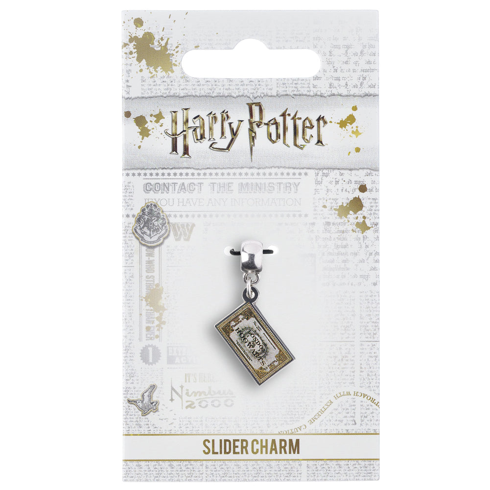 Official Harry Potter Silver Plated Charm Ticket