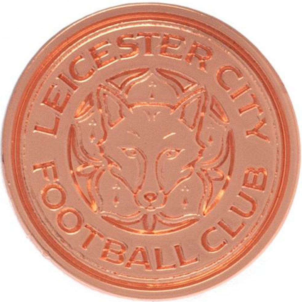 Official Leicester City FC Rose Gold Crest Badge