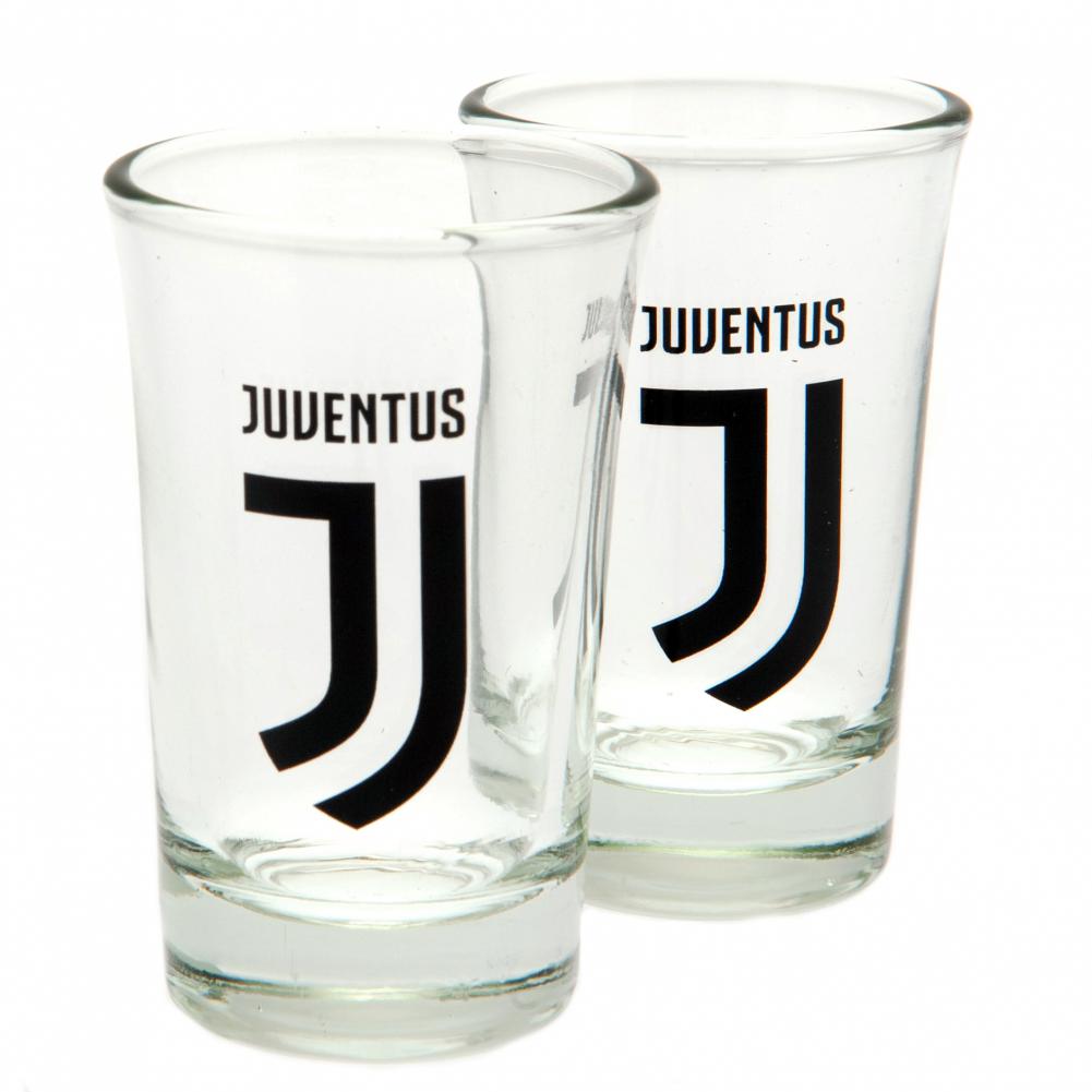 Official Juventus FC 2pk Shot Glass Set