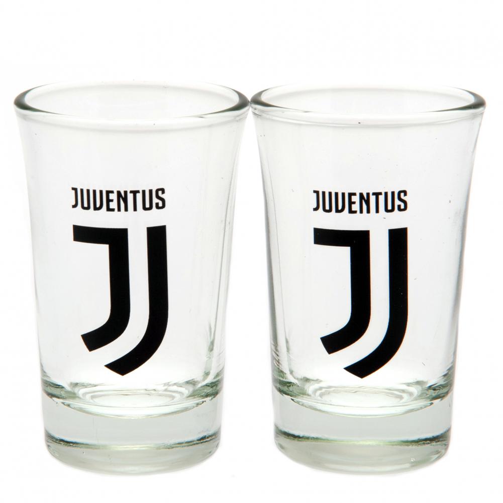 Official Juventus FC 2pk Shot Glass Set