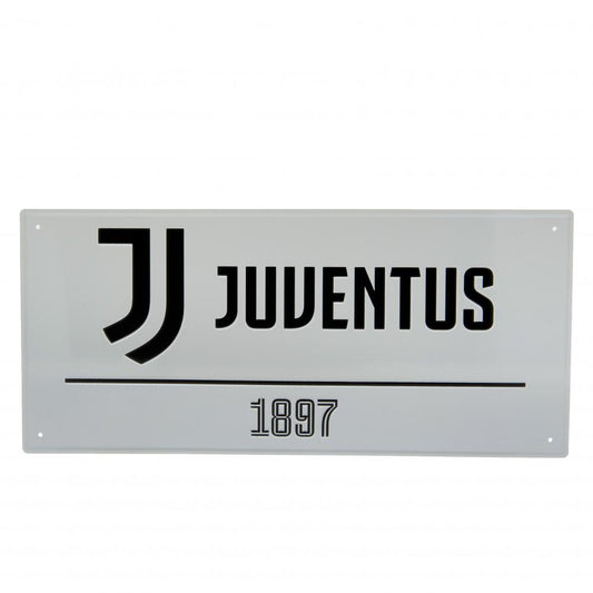 Official Juventus FC White Street Sign