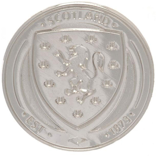 Official Scottish FA Silver Plated Crest Badge