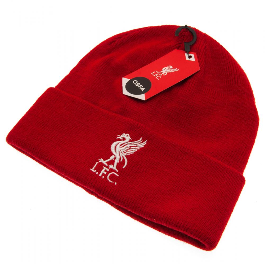 Official Liverpool FC Red Cuff Beanie