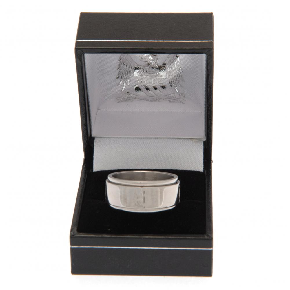 Official Manchester City FC Spinner Ring Medium EC