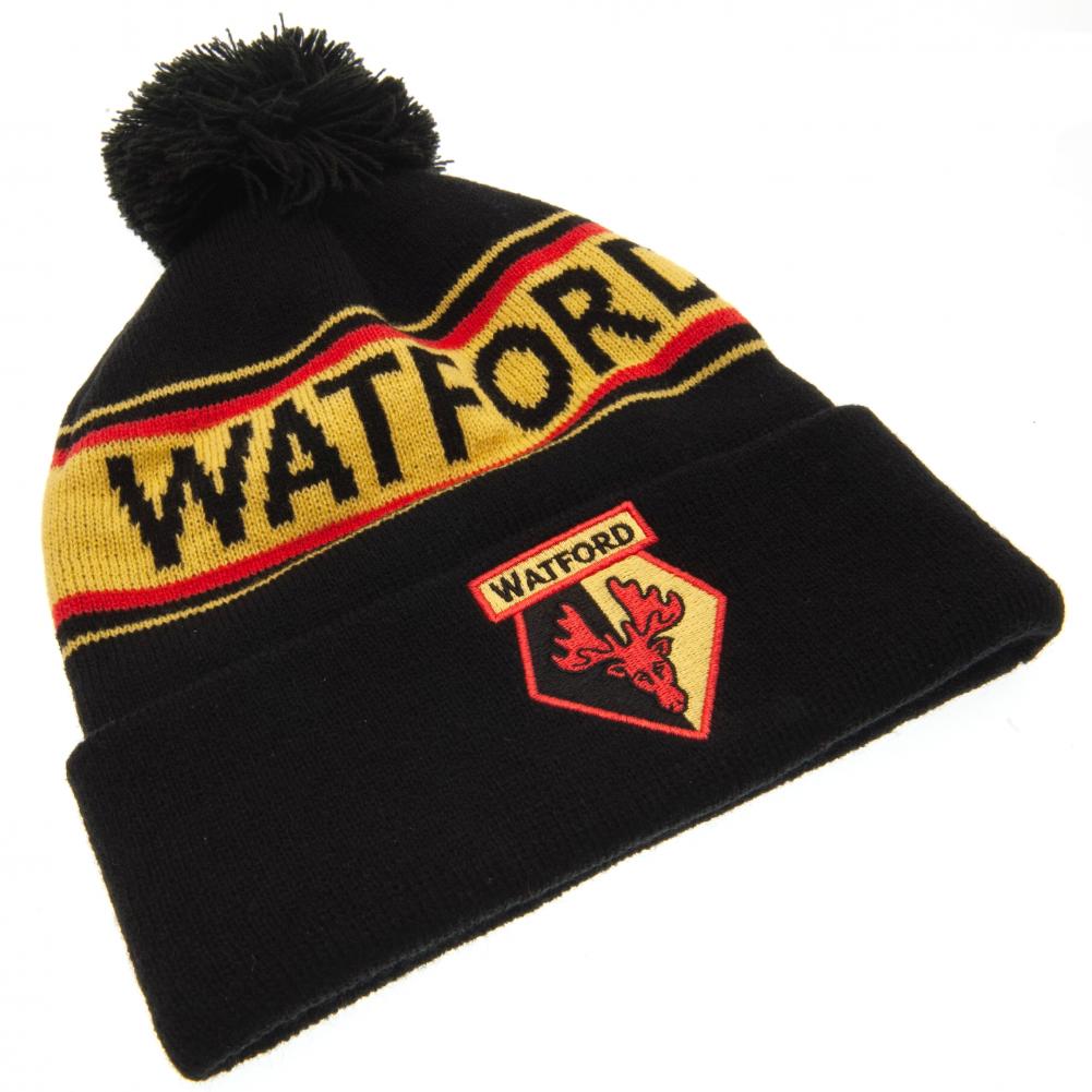 Official Watford FC Text Ski Hat