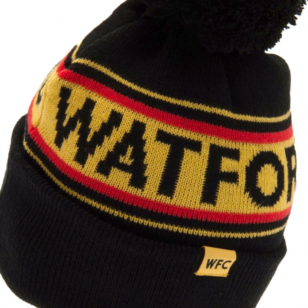 Official Watford FC Text Ski Hat