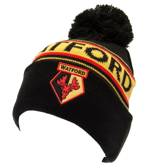 Official Watford FC Text Ski Hat