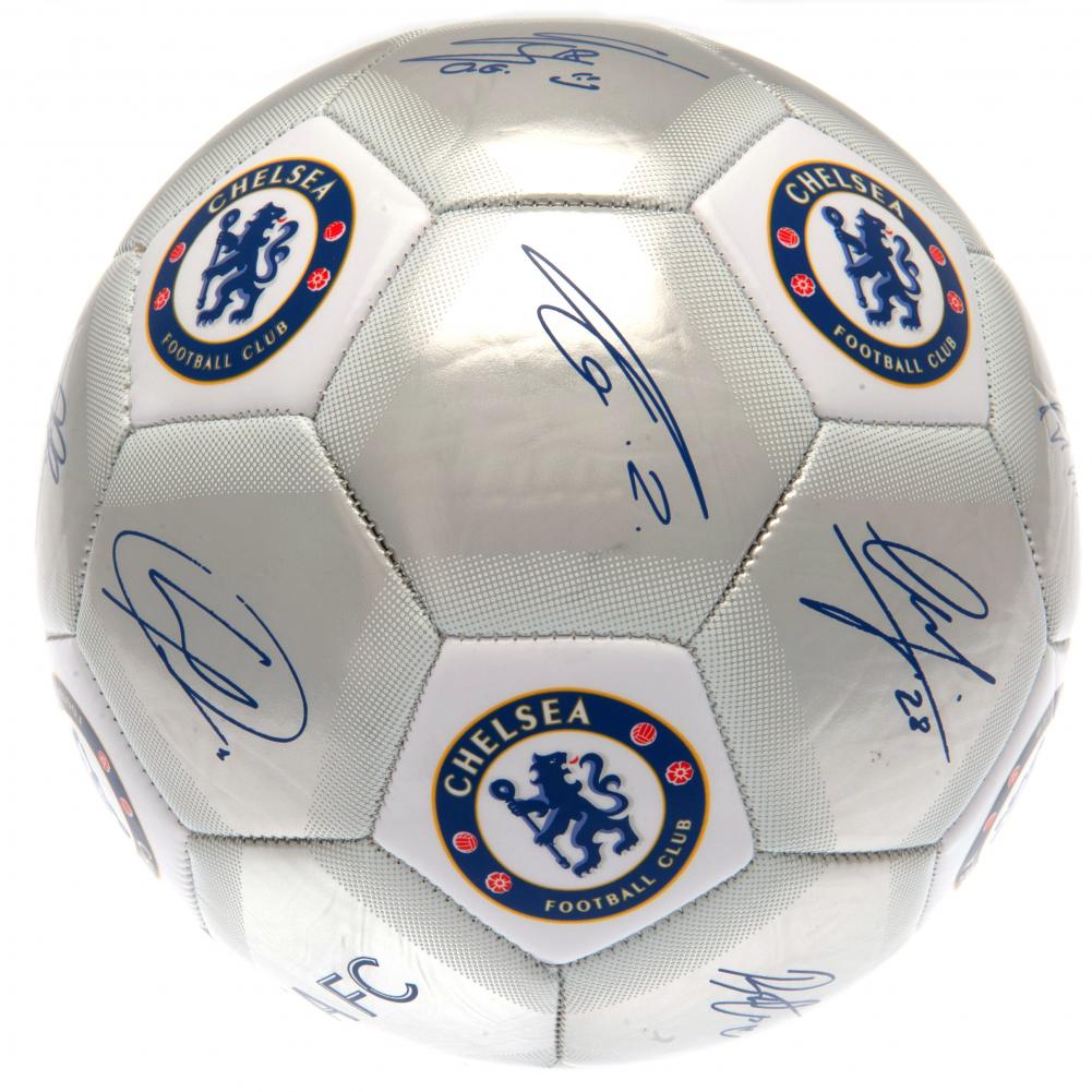 Official Chelsea FC Sig Silver Football