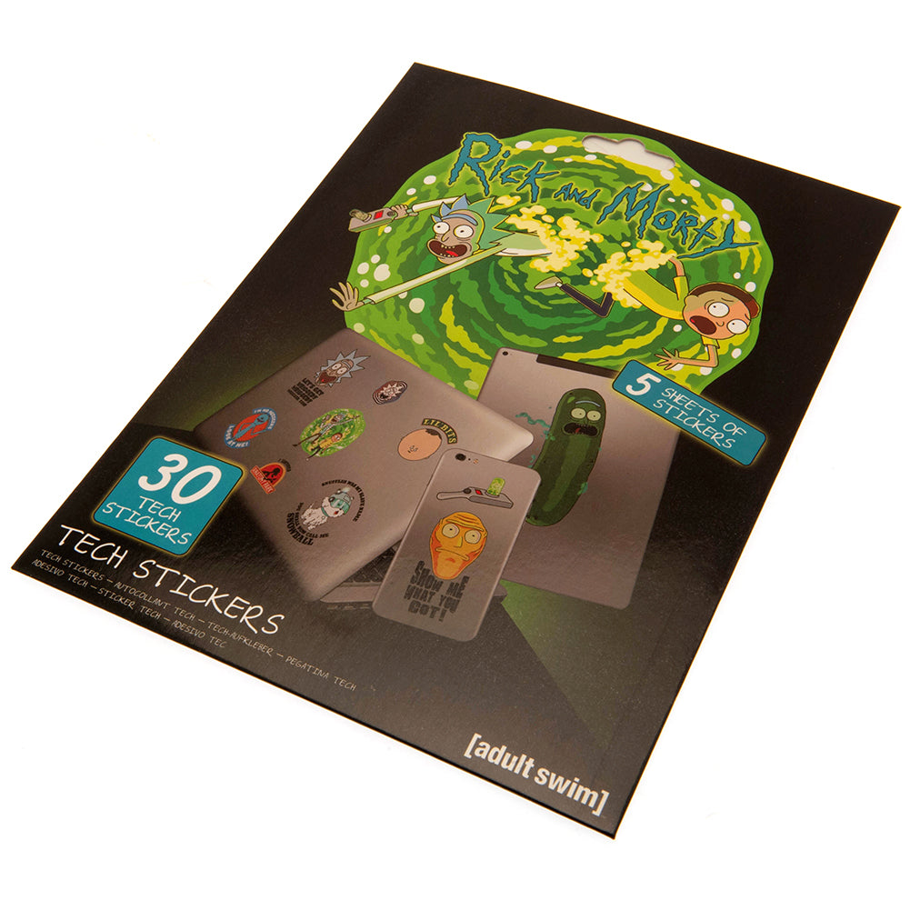 Official Rick And Morty Tech Stickers