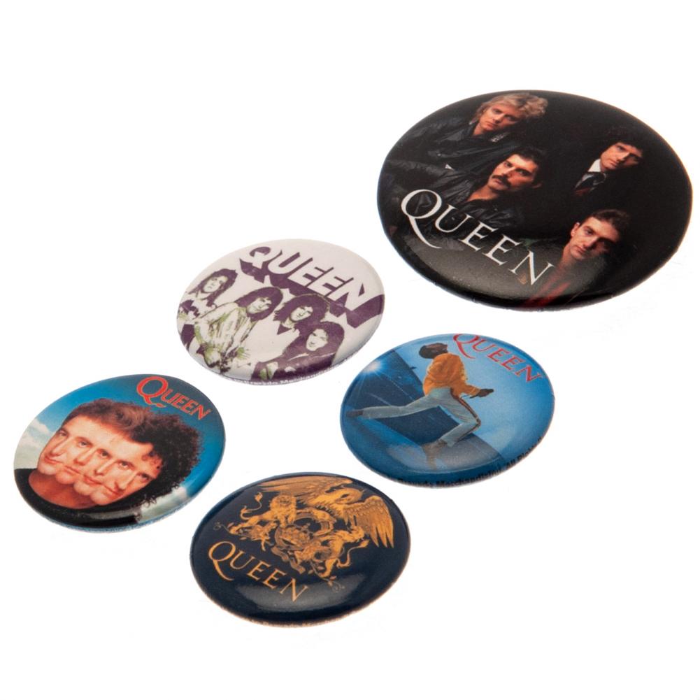 Official Queen Button Badge Set