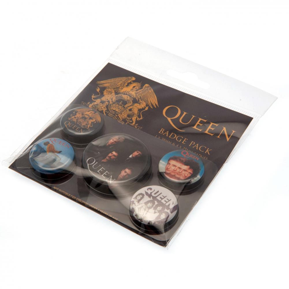 Official Queen Button Badge Set