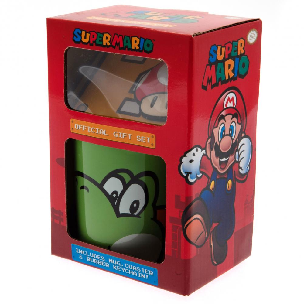 Official Super Mario Mug & Coaster Set Yoshi