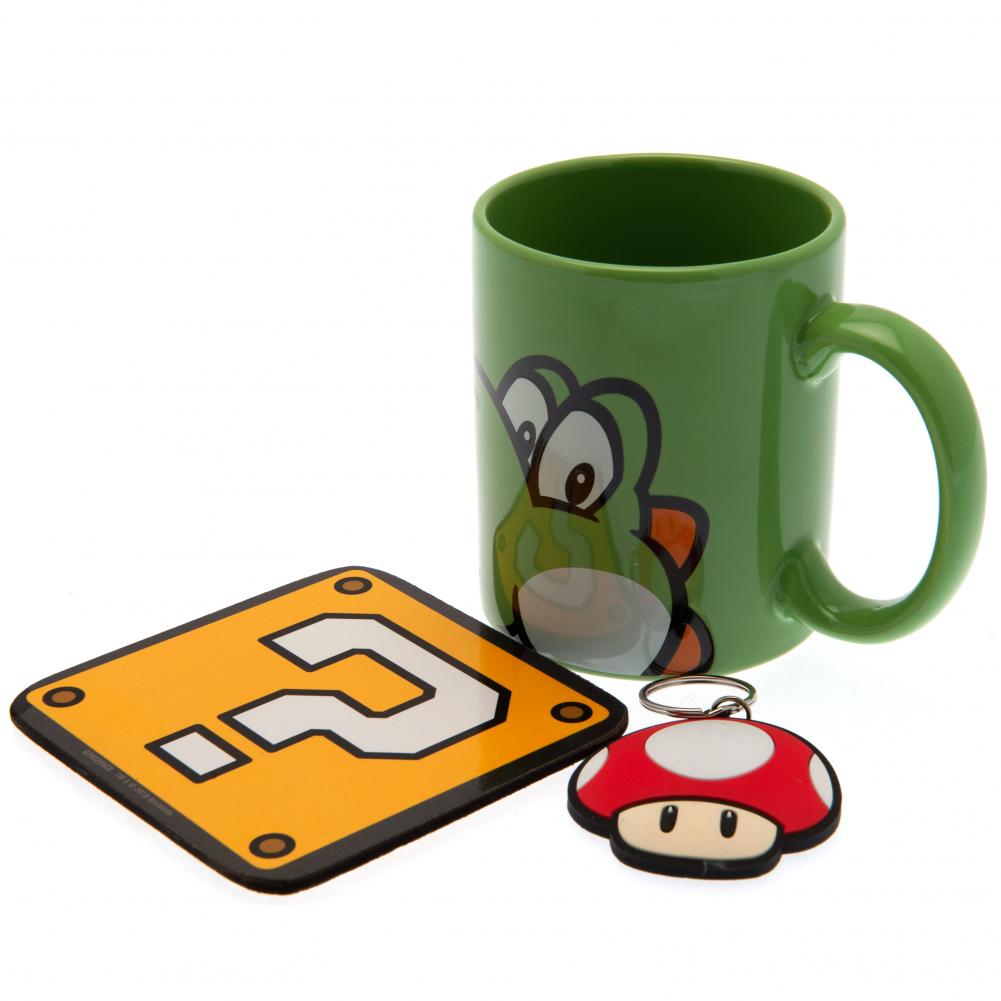 Official Super Mario Mug & Coaster Set Yoshi