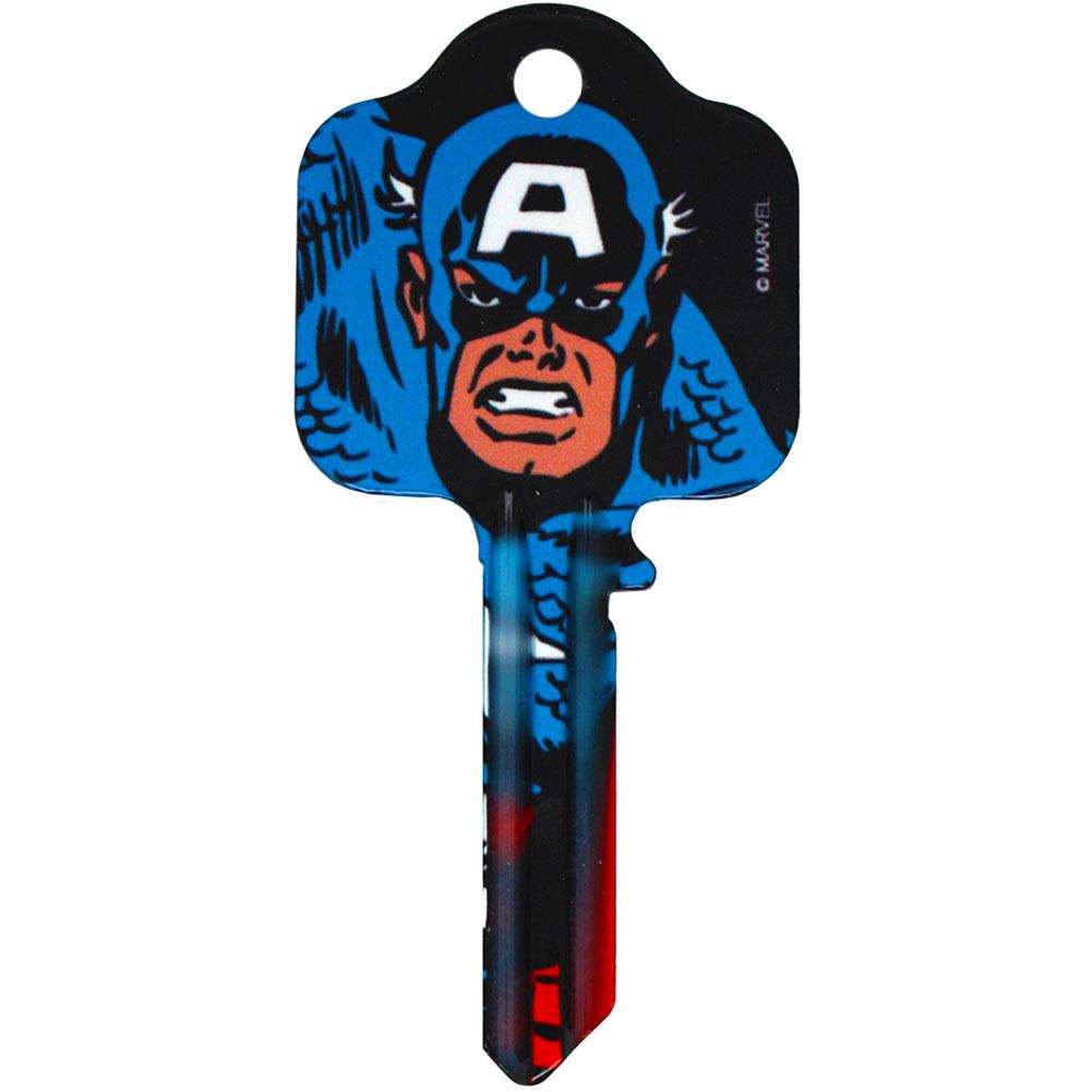 Official Marvel Comics Door Key Captain America