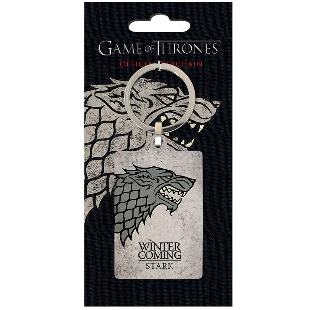 Official Game Of Thrones Metal Keyring Stark