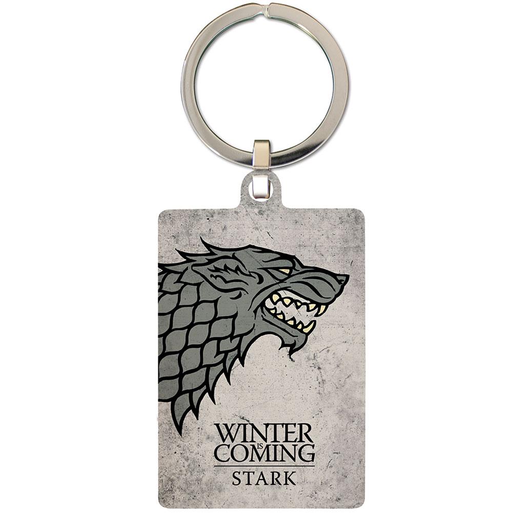 Official Game Of Thrones Metal Keyring Stark