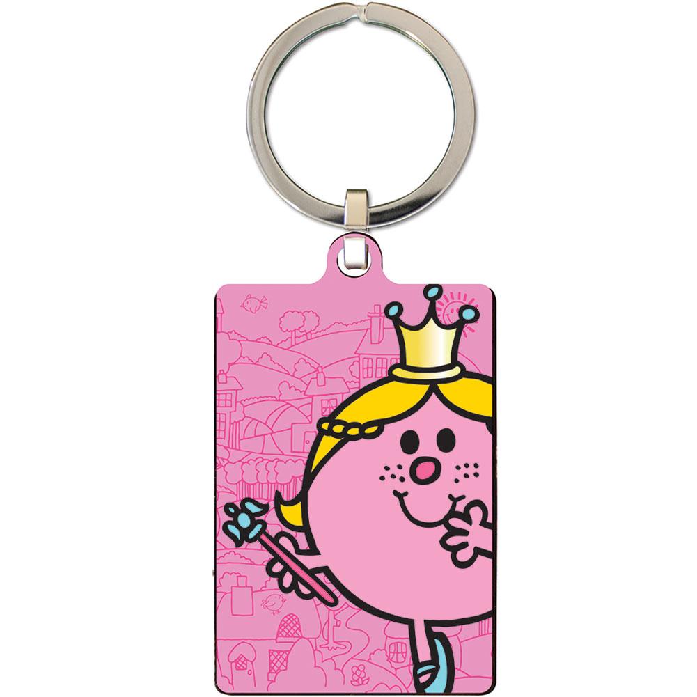 Official Little Miss Princess Metal Keyring