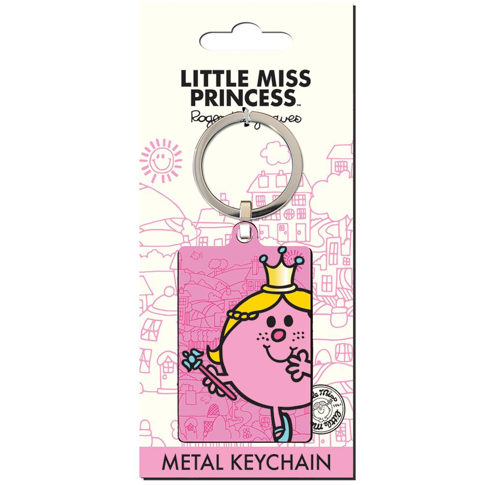 Official Little Miss Princess Metal Keyring