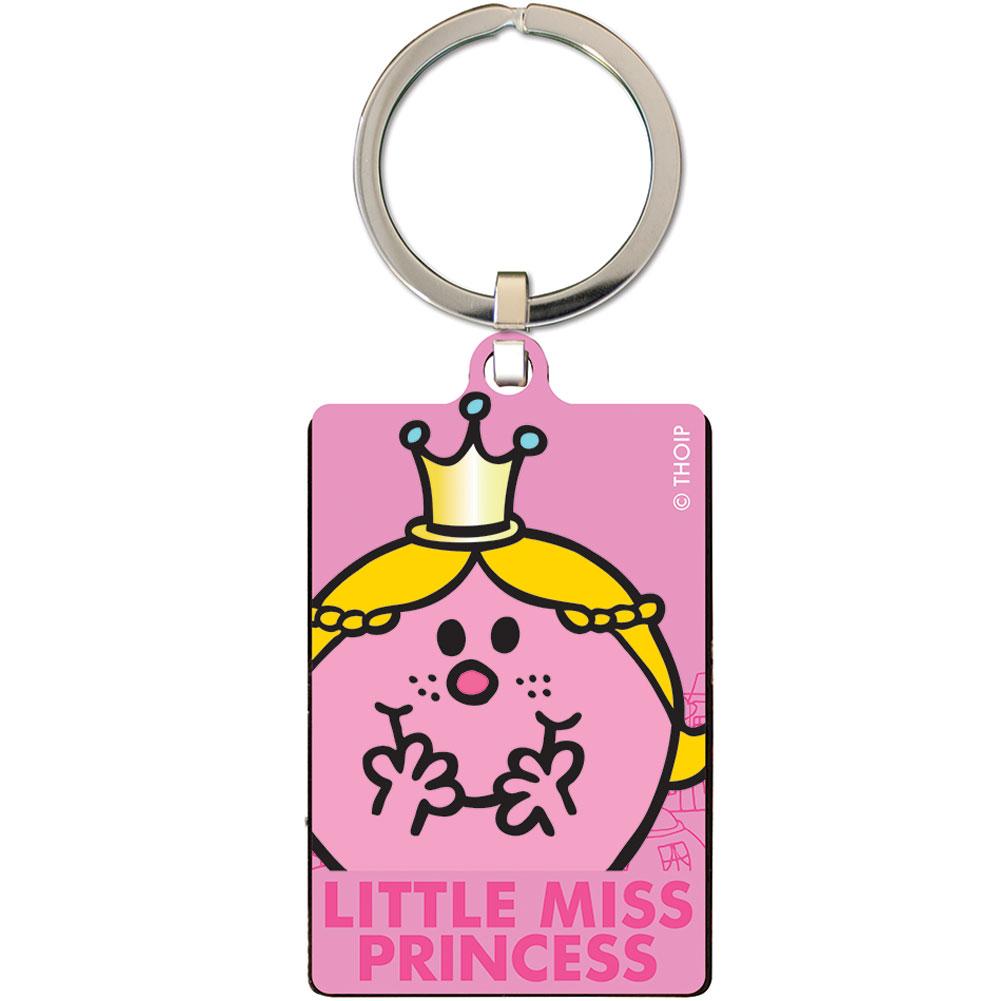 Official Little Miss Princess Metal Keyring