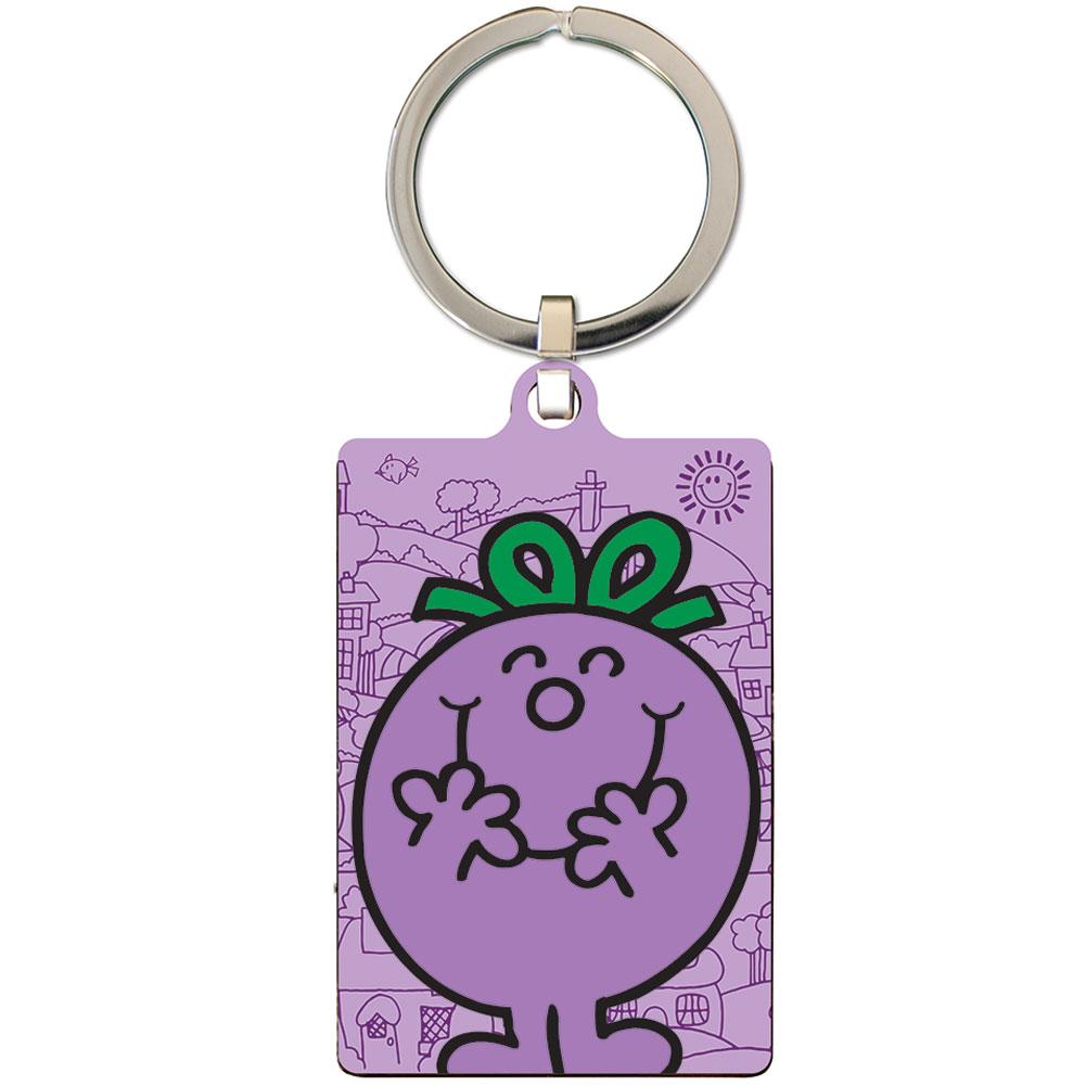 Official Little Miss Naughty Metal Keyring