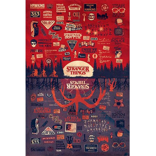 Official Stranger Things Poster The Upside Down 145