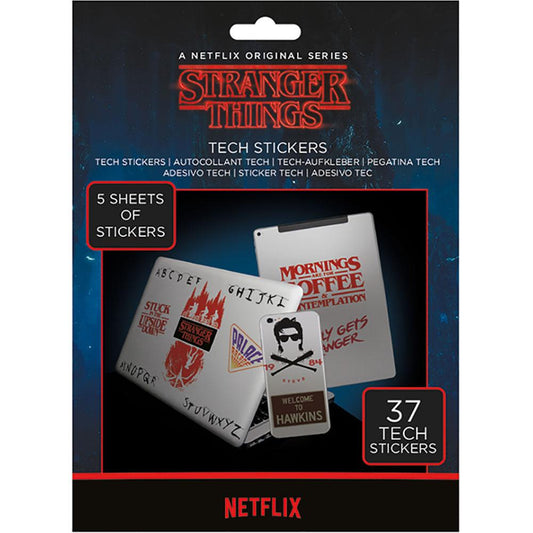 Official Stranger Things Tech Stickers