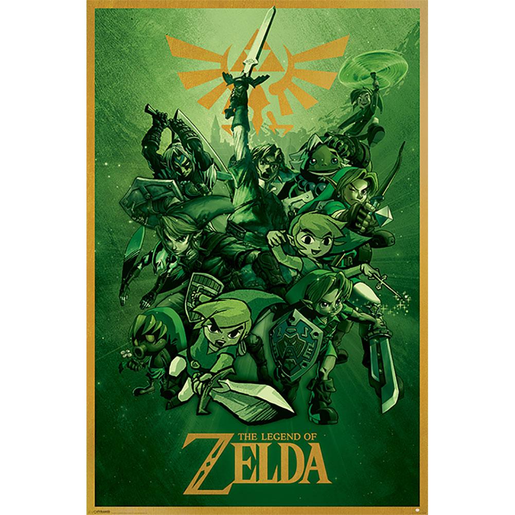 Official The Legend Of Zelda Poster Link 141