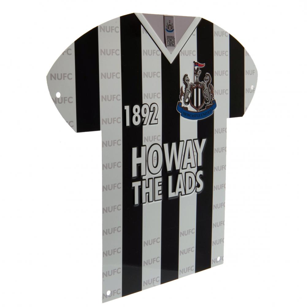 Official Newcastle United FC Metal Shirt Sign