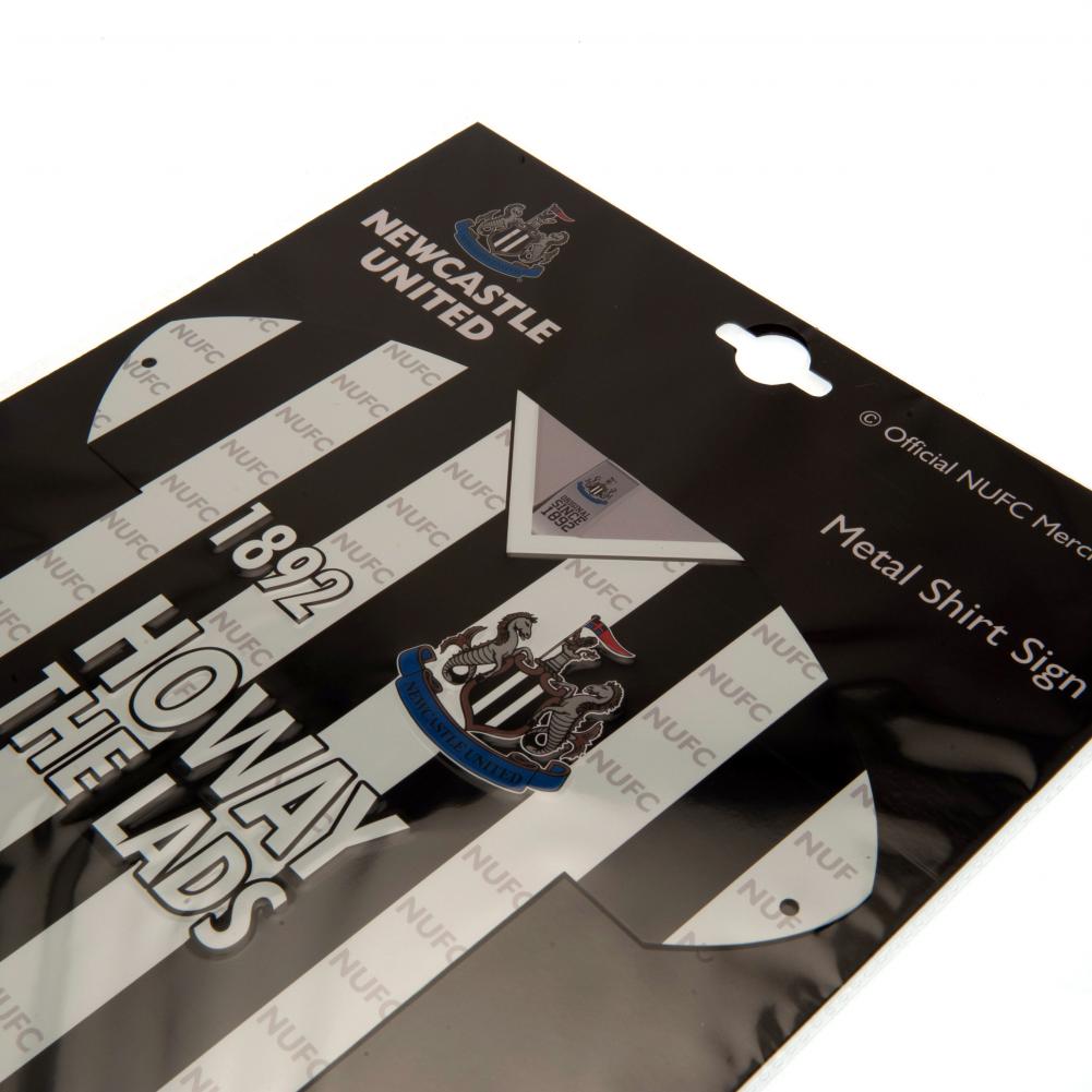 Official Newcastle United FC Metal Shirt Sign