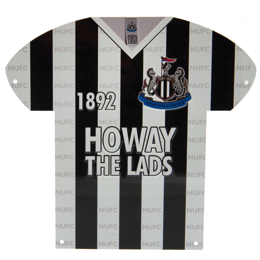 Official Newcastle United FC Metal Shirt Sign