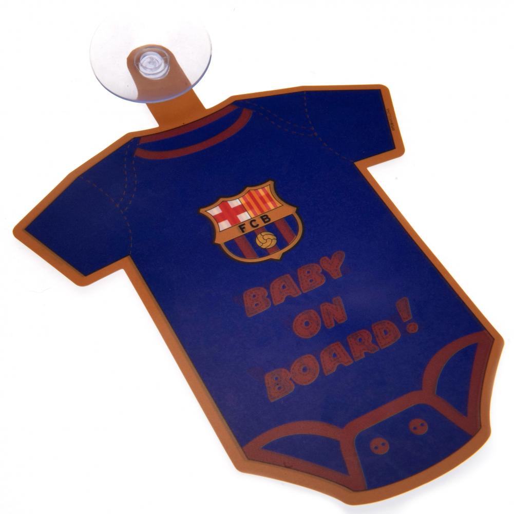 Official FC Barcelona Baby On Board Sign