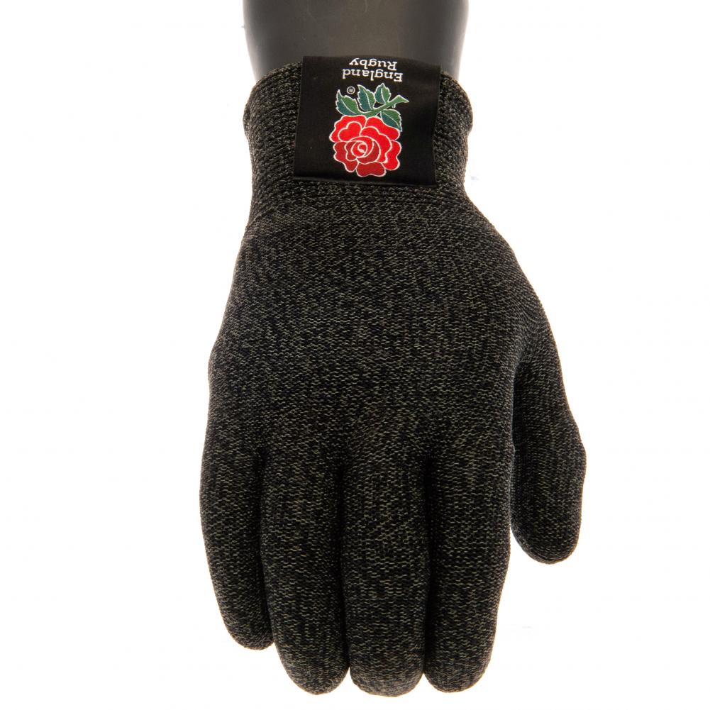 Official England RFU Luxury Touchscreen Gloves Youths