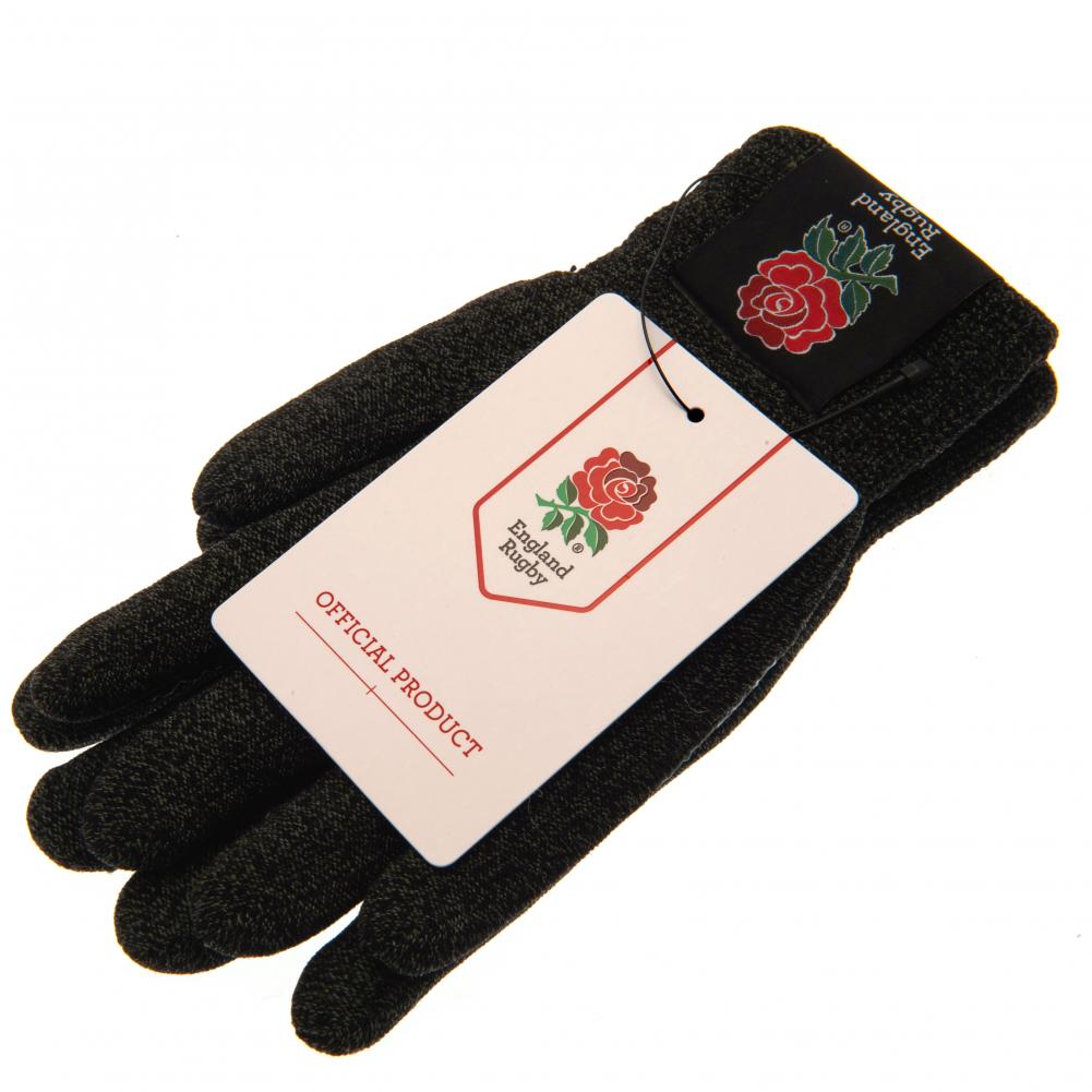 Official England RFU Luxury Touchscreen Gloves Youths