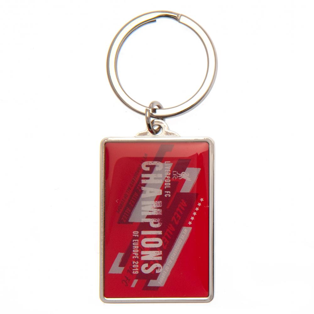 Official Liverpool FC Champions Of Europe Keyring