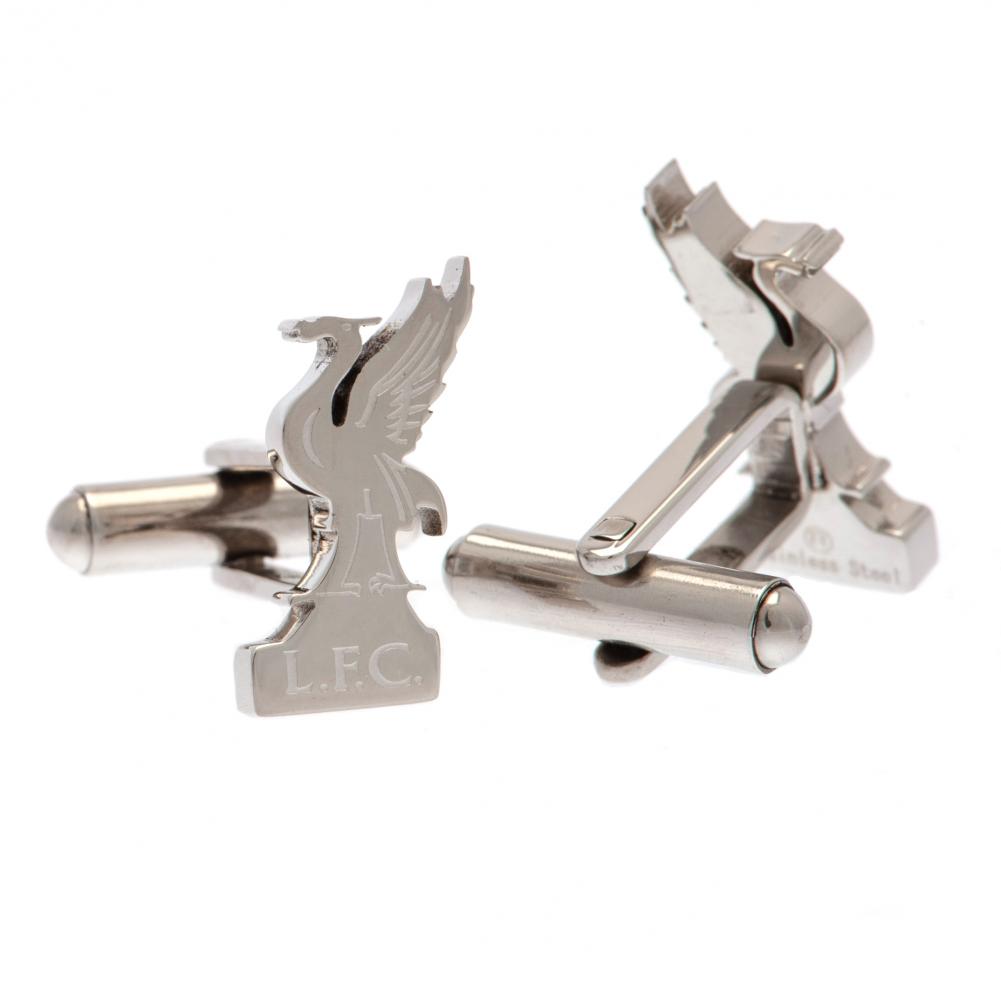 Official Liverpool FC Stainless Steel Formed Liverbird Cufflinks