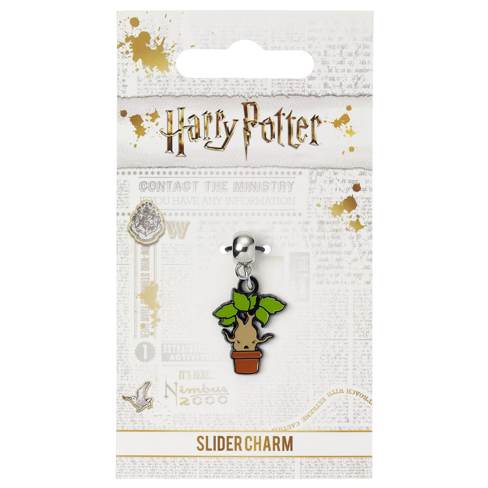 Official Harry Potter Silver Plated Charm Mandrake