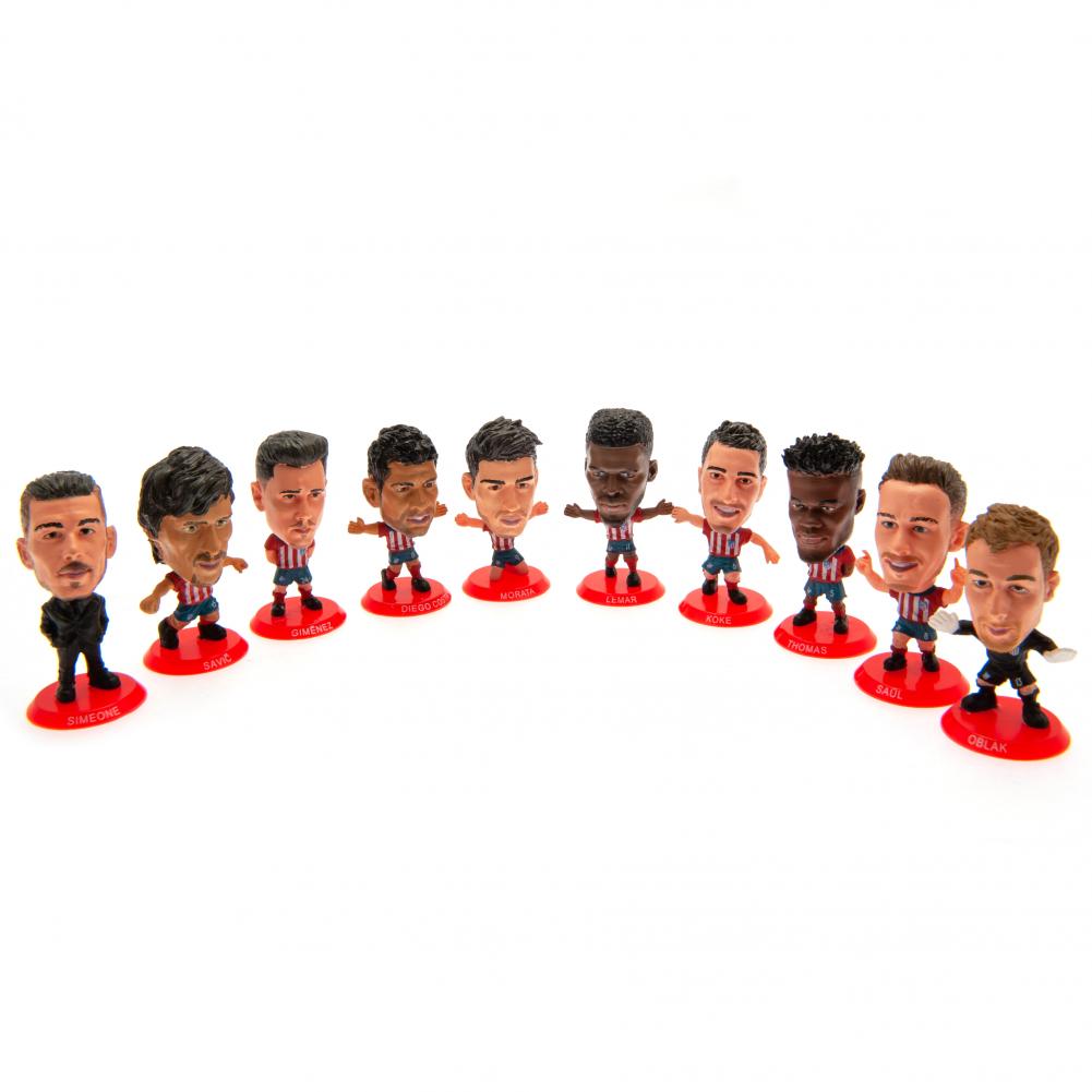 Official Atletico Madrid FC SoccerStarz 10 Player Team Pack