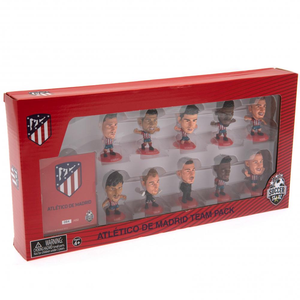 Official Atletico Madrid FC SoccerStarz 10 Player Team Pack