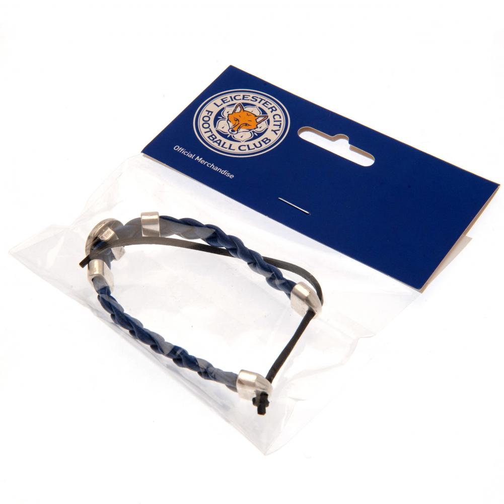 Official Leicester City FC PU Slider Bracelet