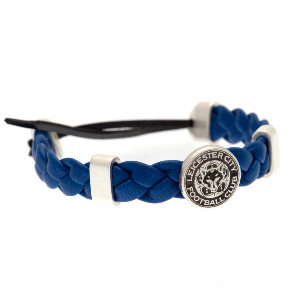 Official Leicester City FC PU Slider Bracelet