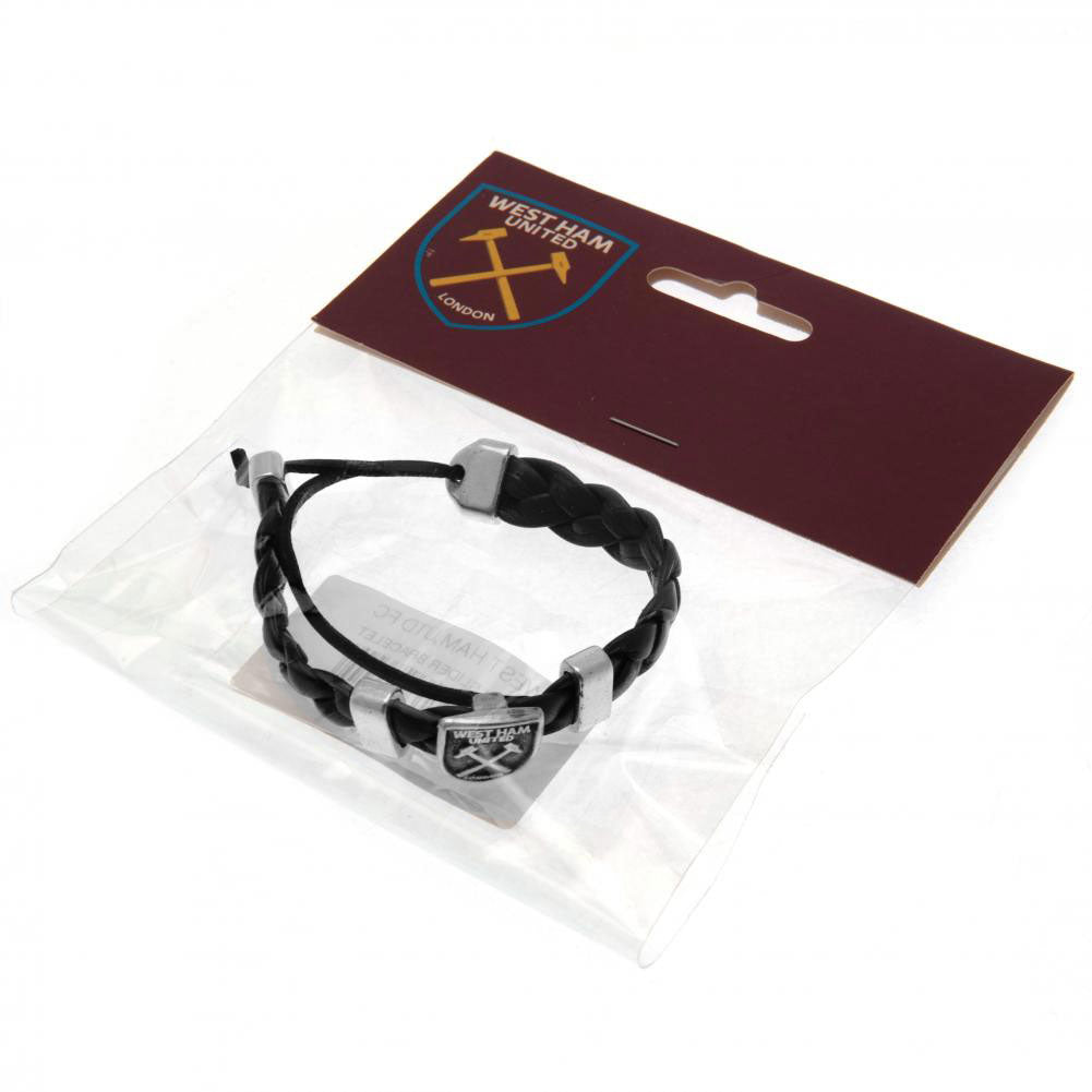 Official West Ham United FC PU Slider Bracelet